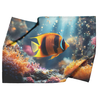 Moorish_Idol_Swimming_Near_Glowing_Sea_G_H_Blanket_Top_Bottom_Folds_Mockup.png