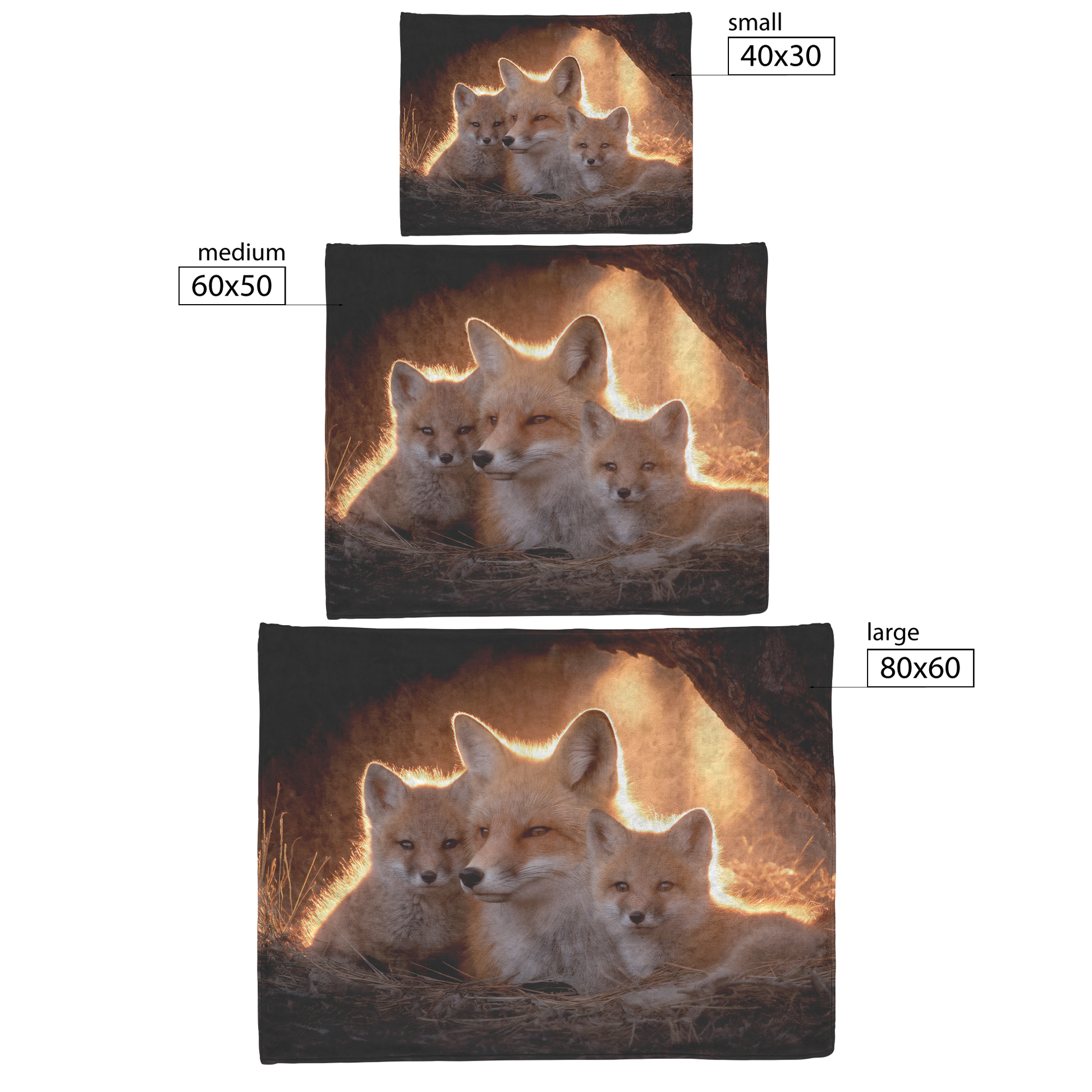 Mother_Fox_And_Cubs_Snuggled_In_Glowing__H_Blanket_Size_Options_Mockup.png