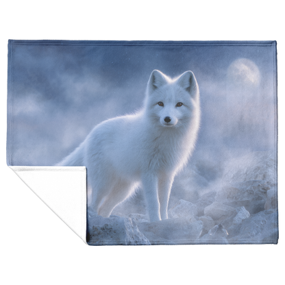 Mystical_White_Fox_Standing_In_Moonlit_F_H_Blanket_Flat_Fold_Mockup.png
