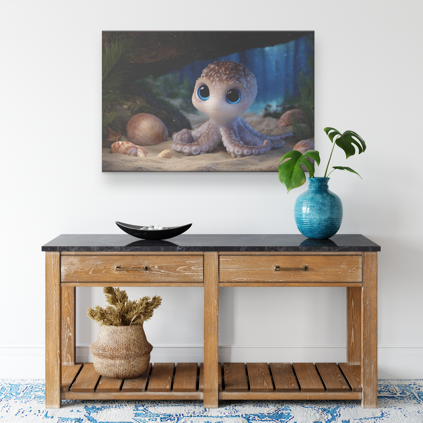 Octopus_with_Blue_Eyes_Holding_Seashells_H_Rectangle_Smaller_Lifestyle_Mockup.png_15467007