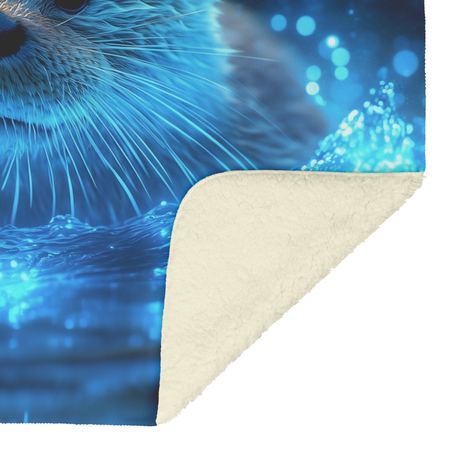 Otter_Diving_Into_a_Glowing_Bioluminesce_H_Blanket_Sherpa_Mockup.png