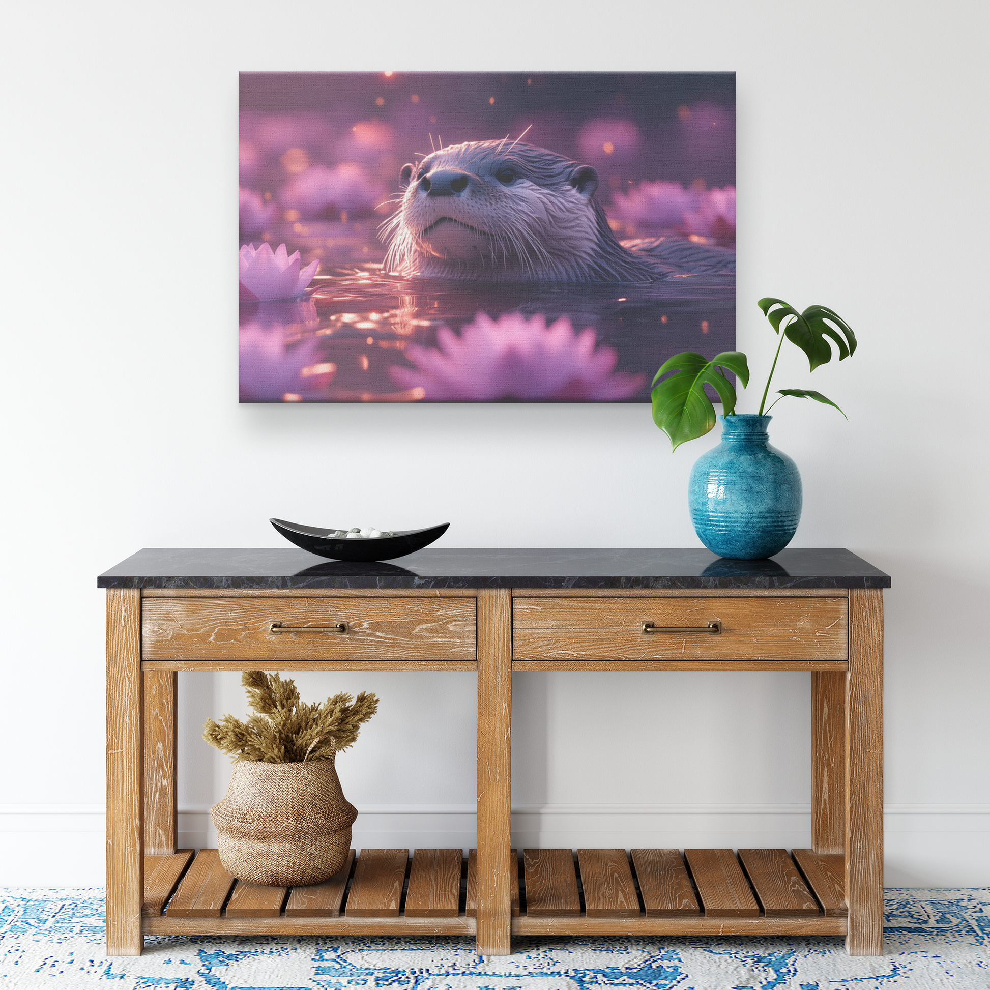 Otter_Resting_Peacefully_in_a_Glowing_Po_H_Rectangle_Smaller_Lifestyle_Mockup.png