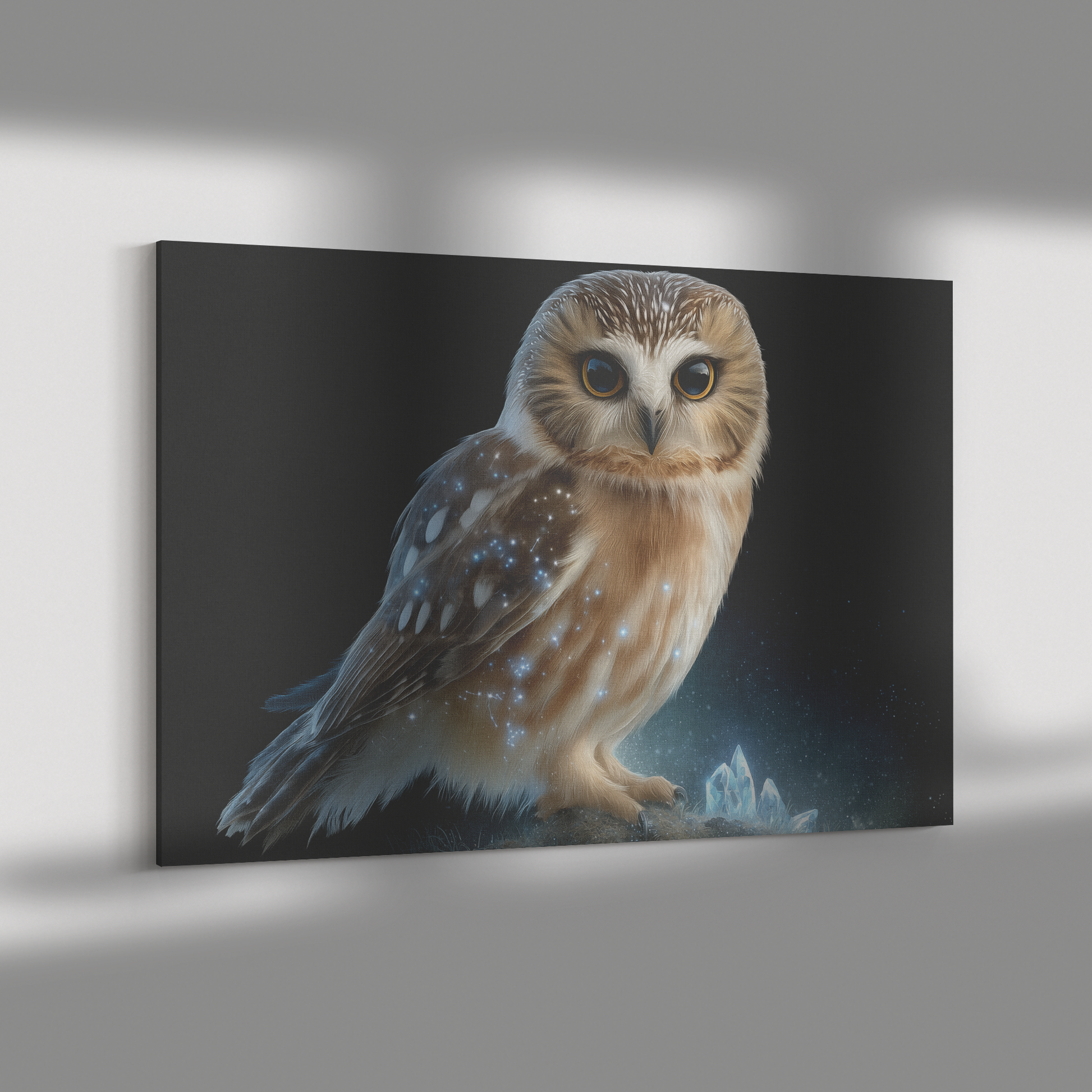 Owl_with_Constellation_Feathers_Perched__H_Rectangle_Dramatic_Shadow_Mockup.png_15524379