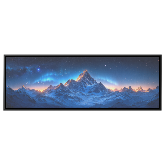 Panoramic_Nighttime_Rugged_Mountain_Peak_Framed_Canvas_H_Panoramic_Main_Mockup.png