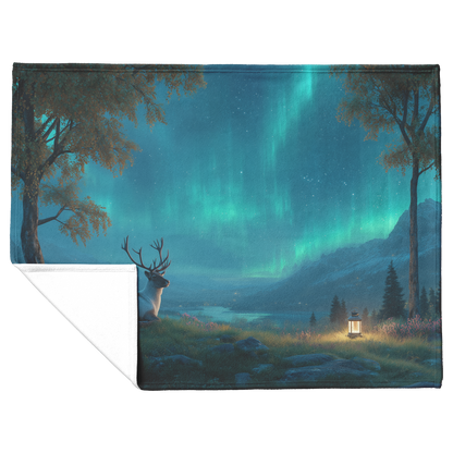 Peaceful_Reindeer_Resting_Under_Northern_H_Blanket_Flat_Fold_Mockup.png