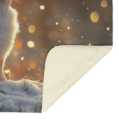 Pembroke_Welsh_Corgi_on_Glowing_Snowy_Hi_H_Blanket_Sherpa_Mockup.png