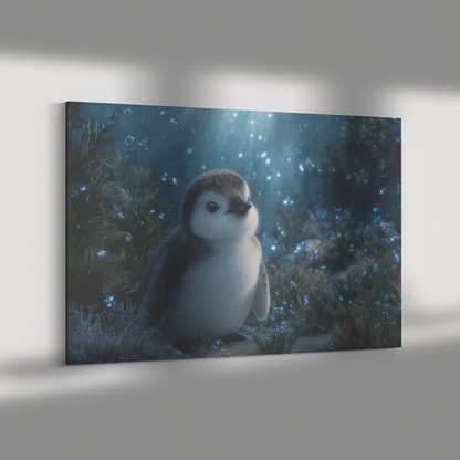 Penguin_Chick_Underwater_Surrounded_by_B_H_Rectangle_Dramatic_Shadow_Mockup.png_15467077