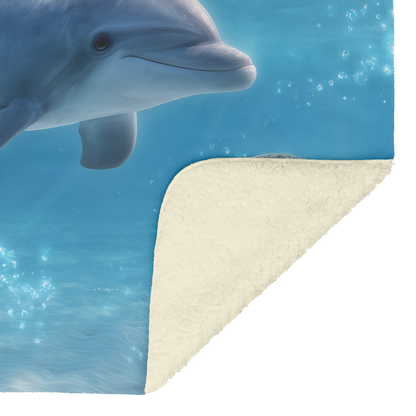 Photorealistic_Baby_Dolphin_And_Sea_Turt_H_Blanket_Sherpa_Mockup.png