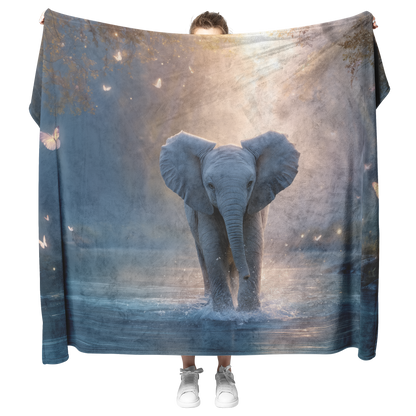 Photorealistic_Baby_Elephant_Splashing_I_H_Blanket_Model_Mockup.png