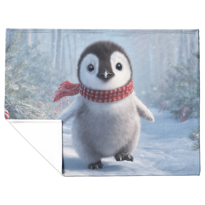 Photorealistic_Baby_Penguin_With_Red_Sca_H_Blanket_Flat_Fold_Mockup.png
