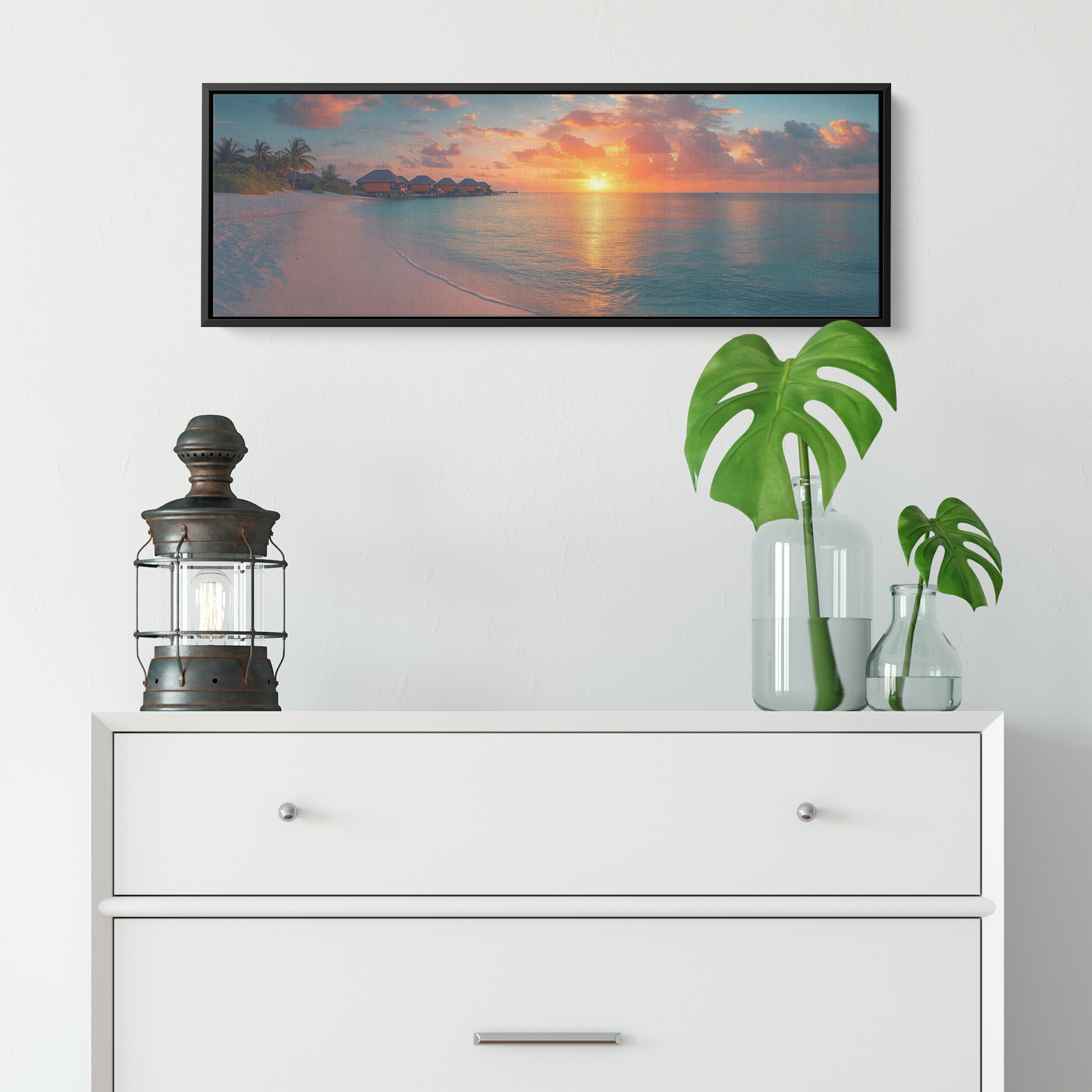 Picturesque_Sunset_Maldives_Beach_Overwa_Framed_Canvas_H_Panoramic_Small_Lifesty_Mockup.png
