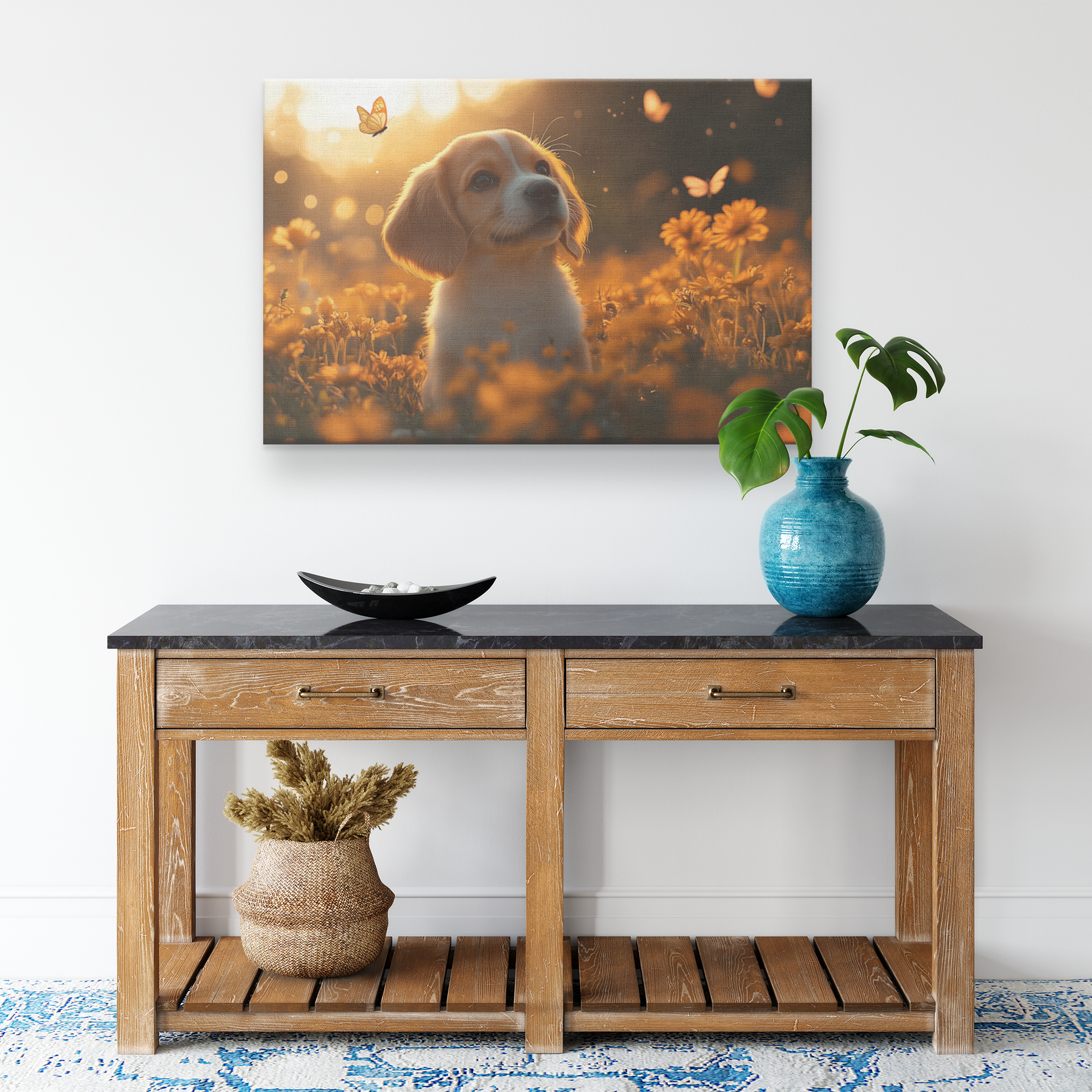 Playful_Beagle_Puppy_Sitting_in_Glowing__H_Rectangle_Smaller_Lifestyle_Mockup.png