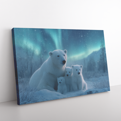 Polar_Bear_Family_Cuddling_Under_Norther_H_Rectangle_Angle_Floor_Mockup.png_15528815