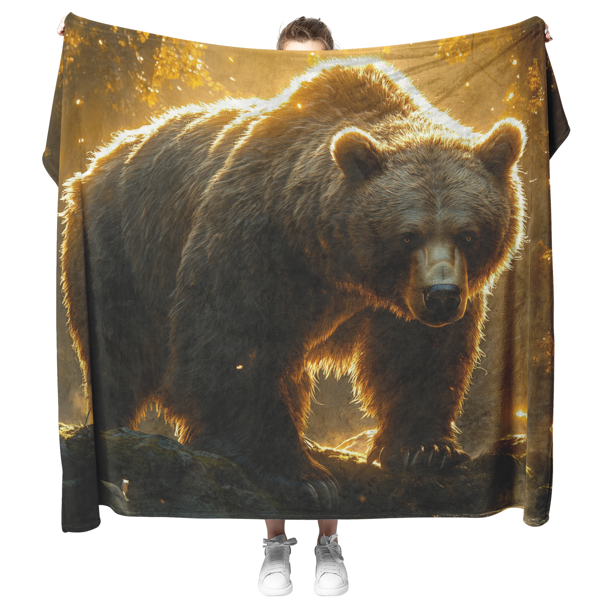 Powerful_Grizzly_Bear_on_Moss_Covered_Ro_H_Blanket_Model_Mockup.png