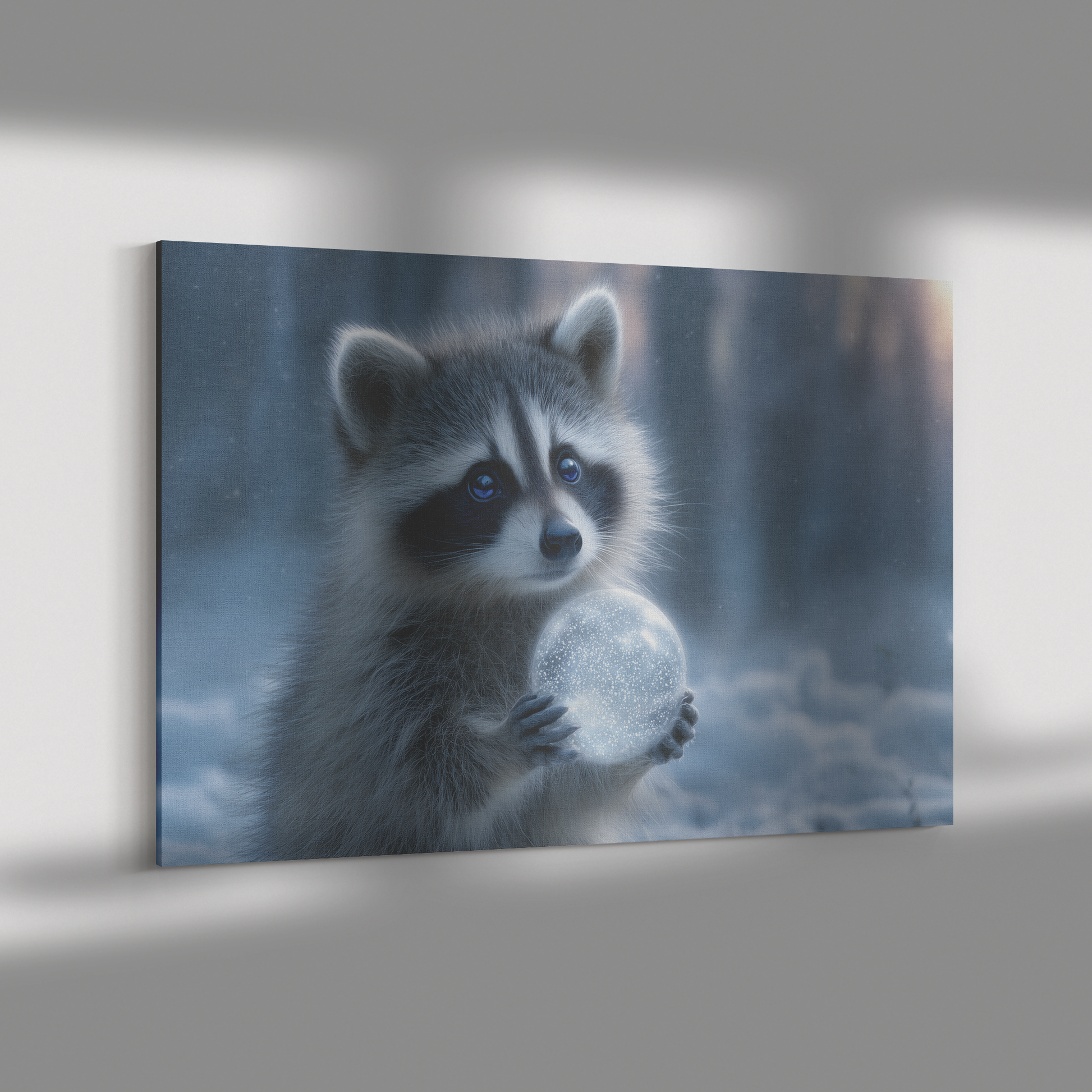 Raccoon_Cub_with_Glowing_Blue_Eyes_Holdi_H_Rectangle_Dramatic_Shadow_Mockup.png_15532976