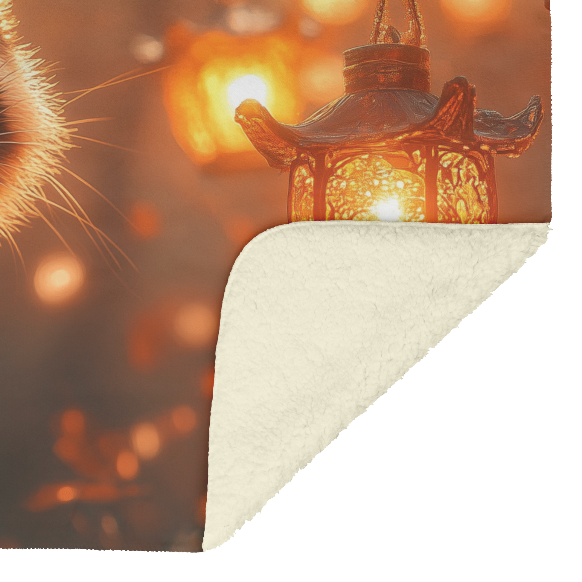 Raccoon_Peering_at_Glowing_Lanterns_Hang_H_Blanket_Sherpa_Mockup.png