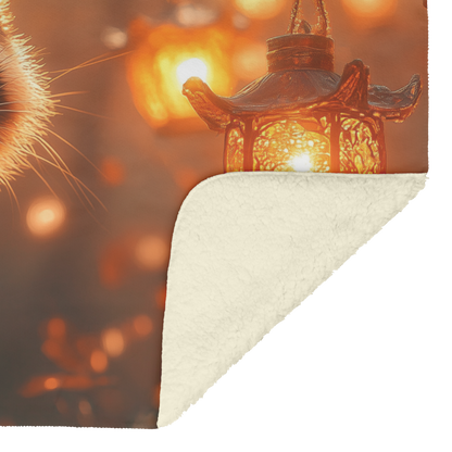 Raccoon_Peering_at_Glowing_Lanterns_Hang_H_Blanket_Sherpa_Mockup.png