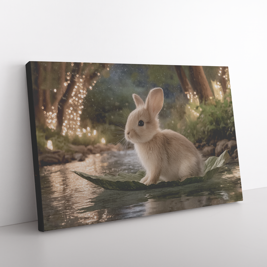 Realistic_Bunny_Riding_Leaf_Boat_on_Spar_H_Rectangle_Angle_Floor_Mockup.png_15347024