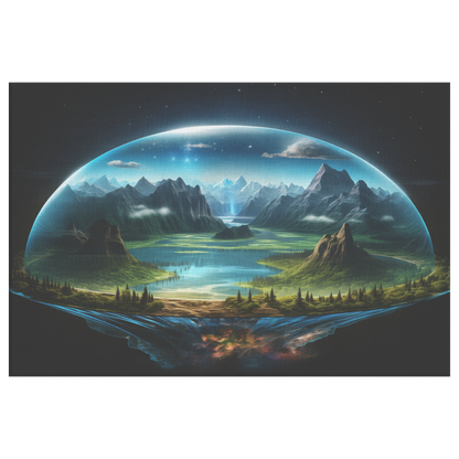 Realistic_Flat_Earth_On_Stone_Foundation_H_Rectangle_Main_Mockup.png