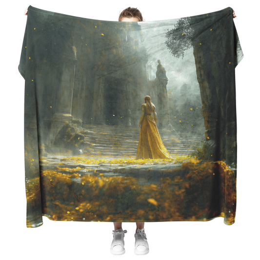 Regal_Princess_in_Royal_Attire_Standing__H_Blanket_Model_Mockup.png