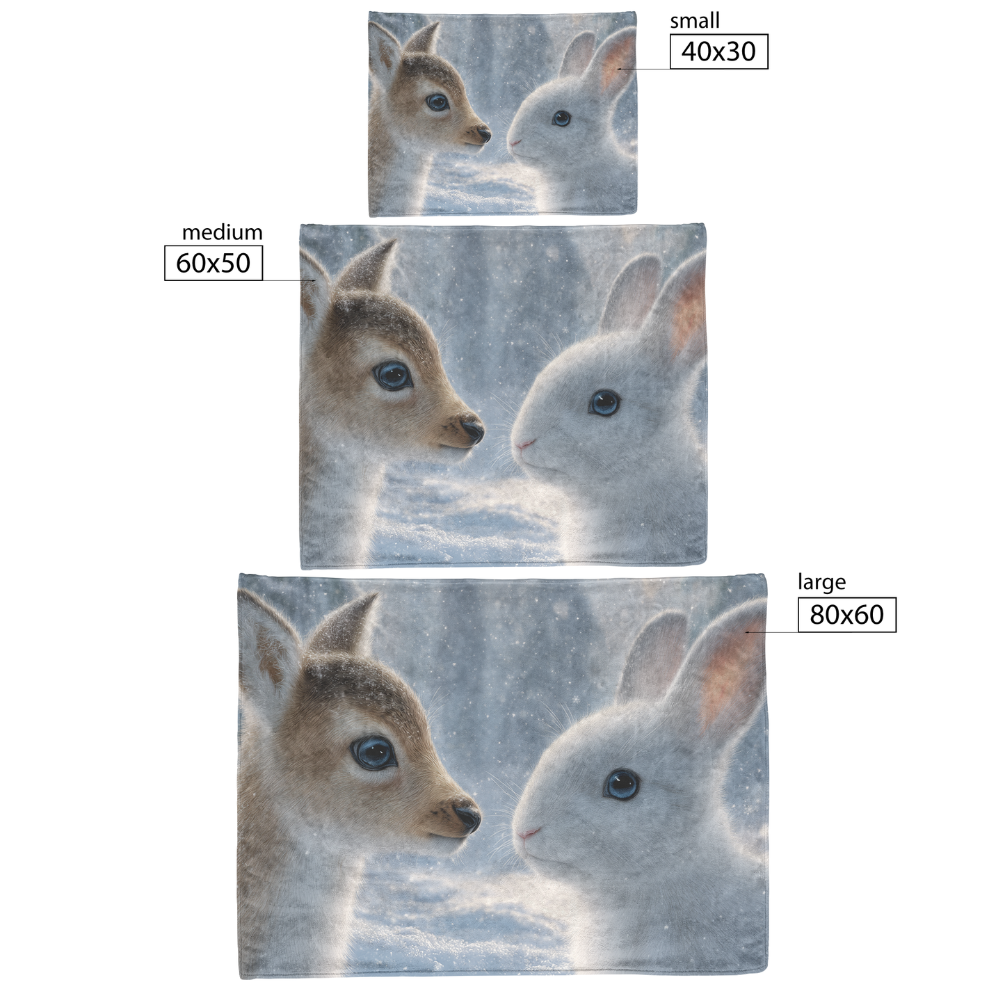Reindeer_And_Snow_Bunnies_Playing_In_Win_H_Blanket_Size_Options_Mockup.png