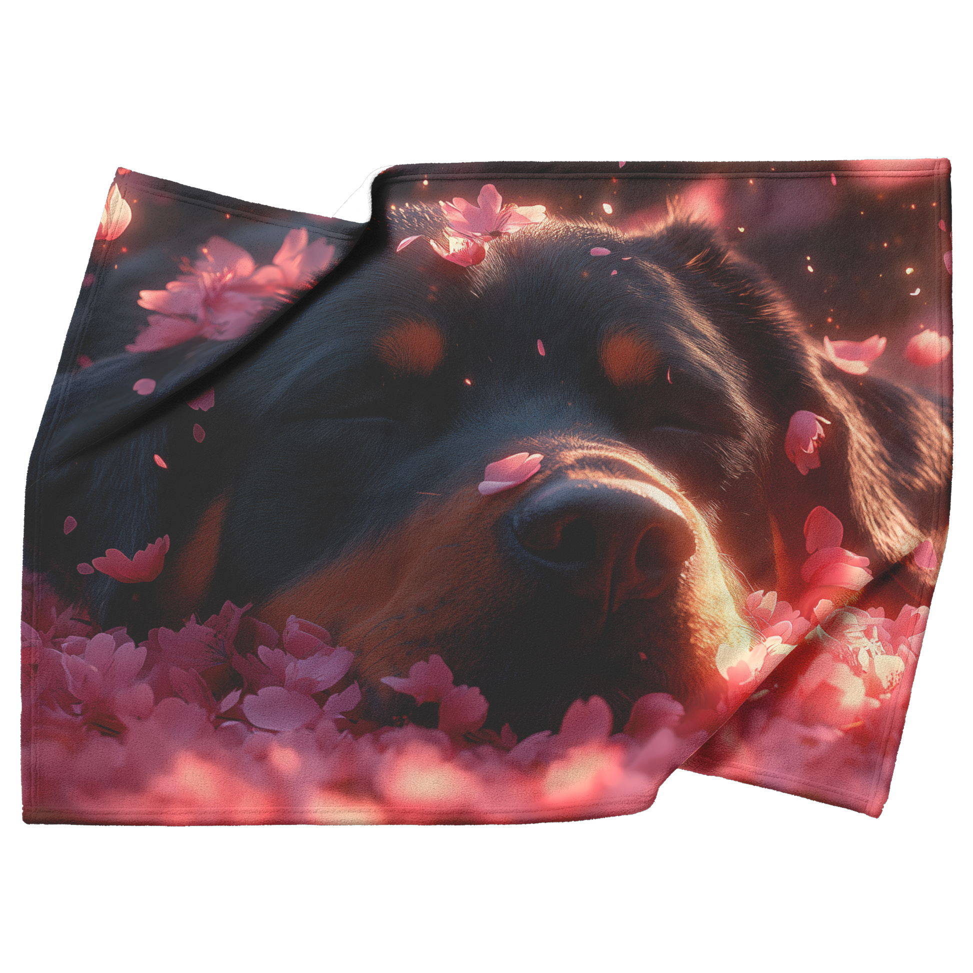 Rottweiler_Under_Cherry_Blossoms_with_Pe_H_Blanket_Top_Bottom_Folds_Mockup.png