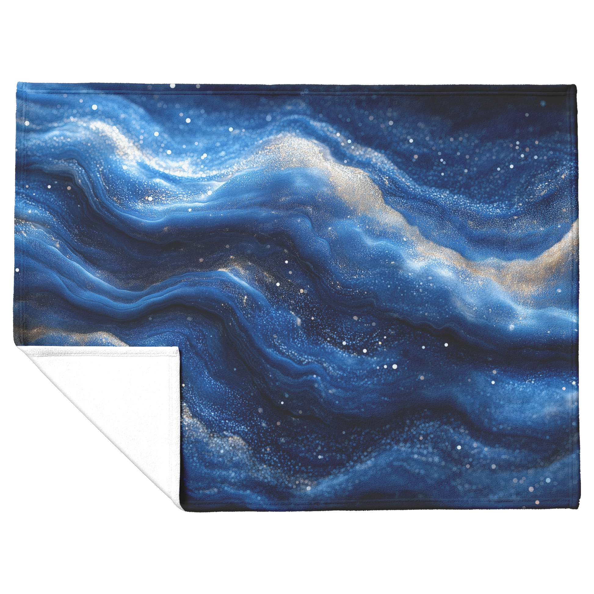 Serene_Deep_Blue_Design_With_Softly_Glow_H_Blanket_Flat_Fold_Mockup.png