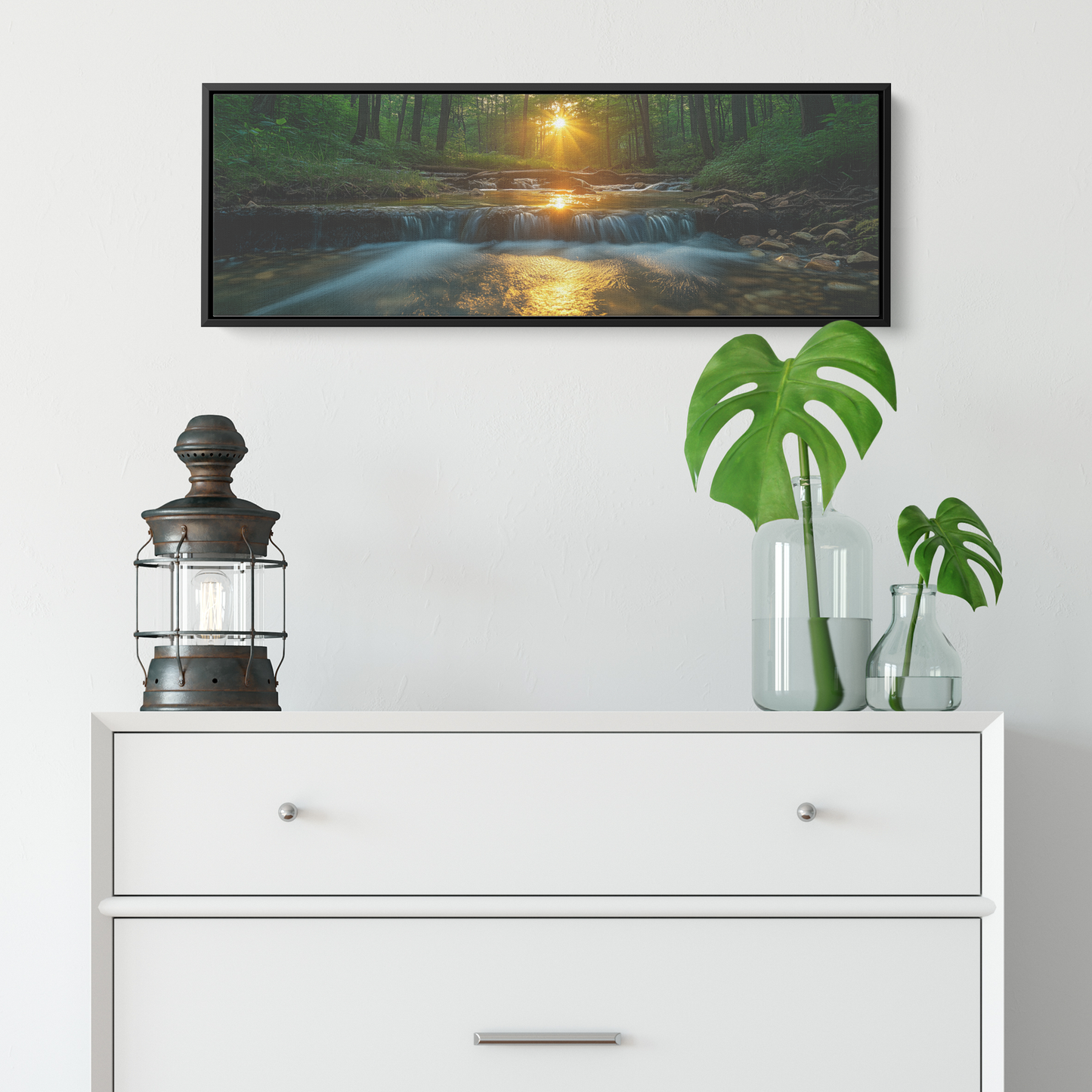 Serene_Forest_Stream_Flowing_Through_Den_Framed_Canvas_H_Panoramic_Small_Lifesty_Mockup.png