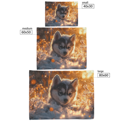 Siberian_Husky_Puppy_in_Snowy_Meadow_wit_H_Blanket_Size_Options_Mockup.png