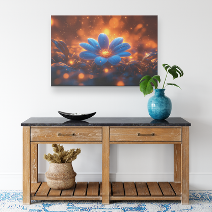 Single_Glowing_Blue_Daisy_with_Golden_Mi_H_Rectangle_Smaller_Lifestyle_Mockup.png