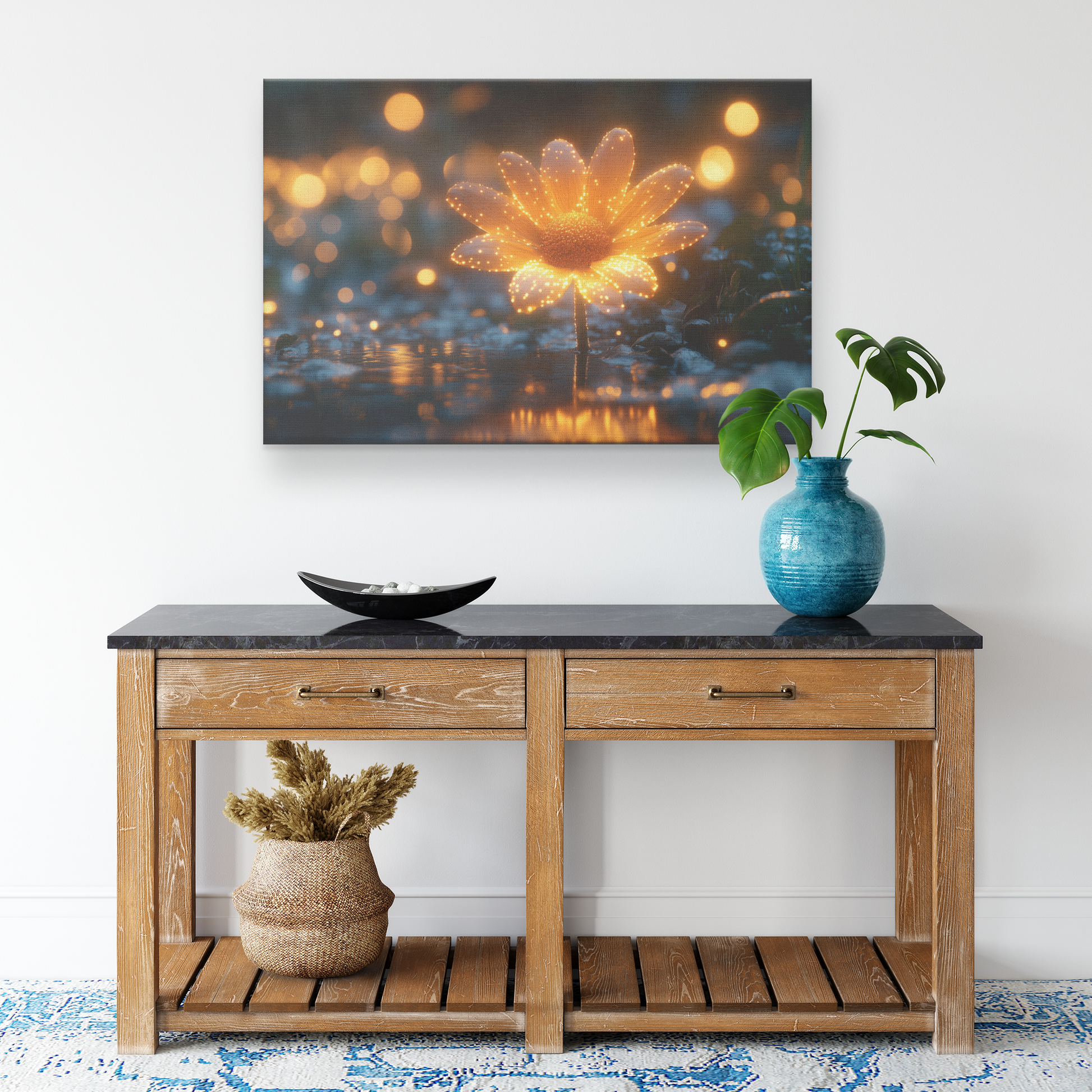 Single_Glowing_Daisy_with_Golden_Petals__H_Rectangle_Smaller_Lifestyle_Mockup.png