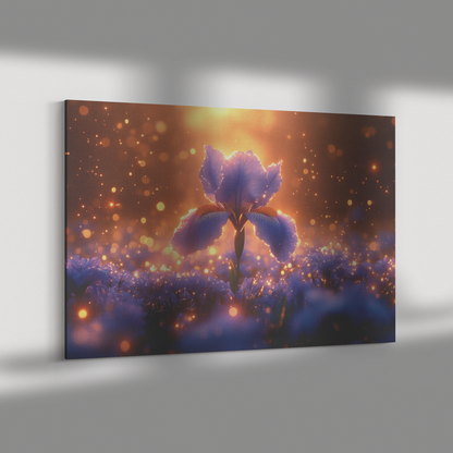 Single_Glowing_Iris_Standing_Out_in_Mist_H_Rectangle_Dramatic_Shadow_Mockup.png