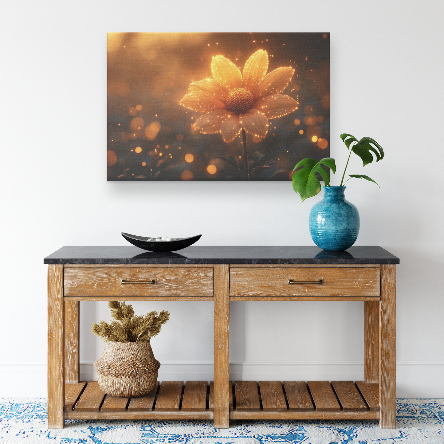Single_Glowing_Yellow_Daisy_Blooming_in__H_Rectangle_Smaller_Lifestyle_Mockup.png