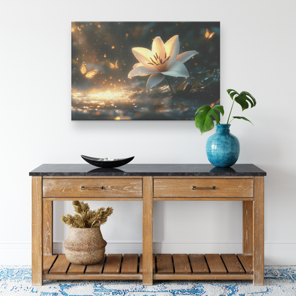 Single_White_Lily_Glowing_in_Misty_Fores_H_Rectangle_Smaller_Lifestyle_Mockup.png