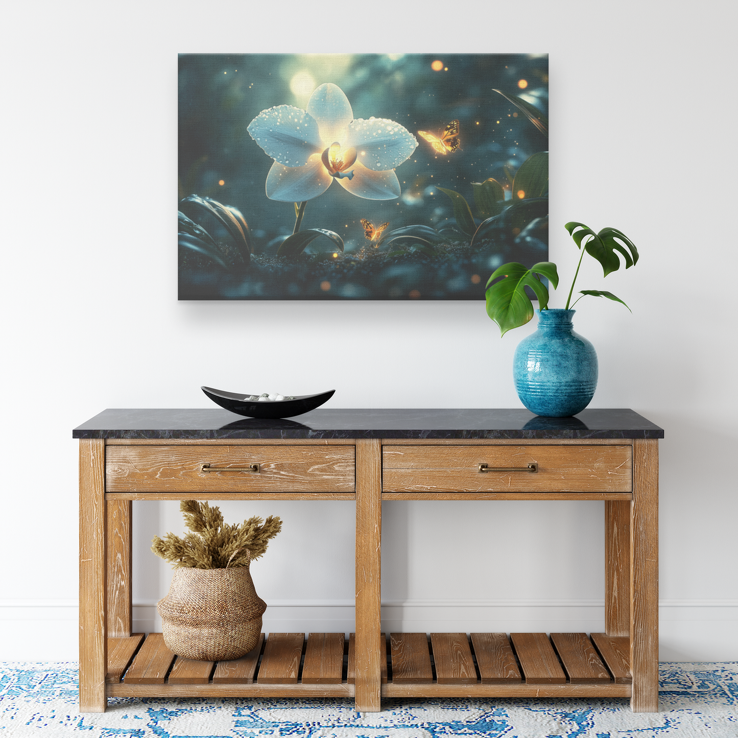 Single_White_Orchid_Glowing_in_Misty_For_H_Rectangle_Smaller_Lifestyle_Mockup.png