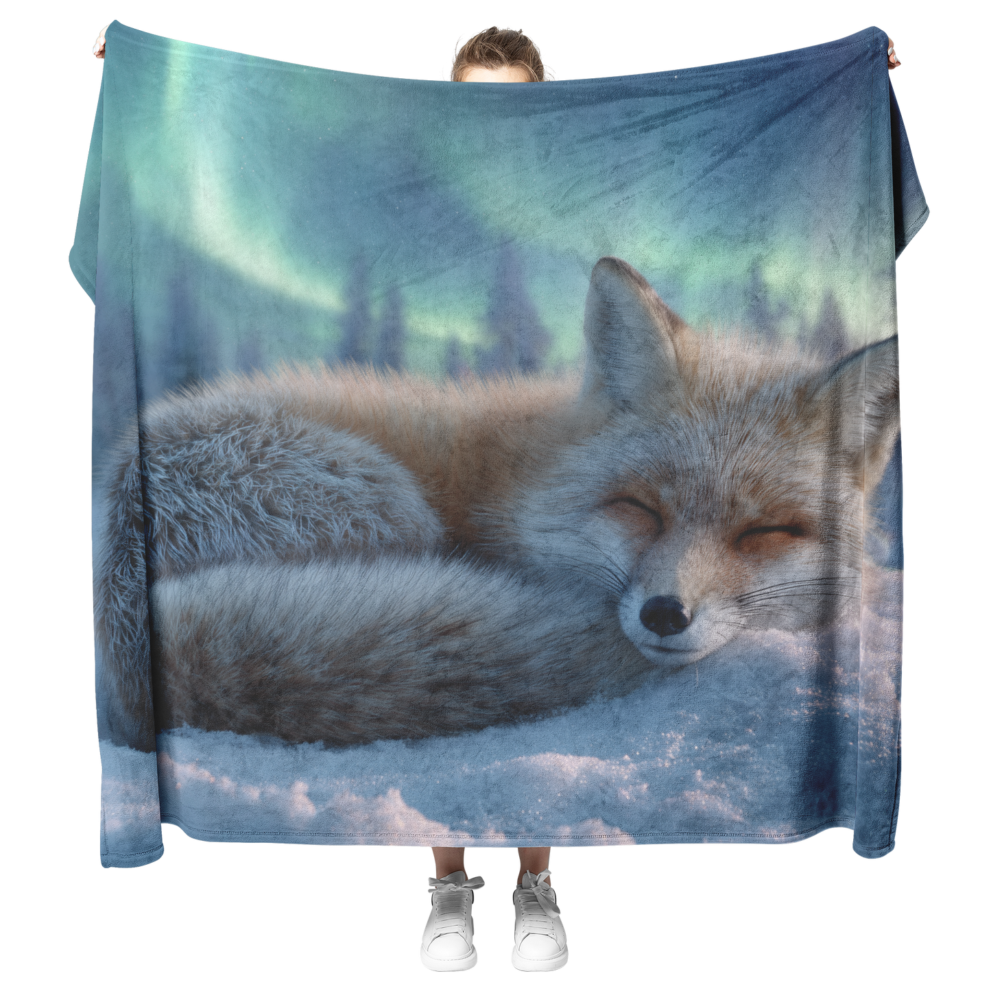 Sleeping_Fox_Curled_In_Snow_With_Gentle__H_Blanket_Model_Mockup.png