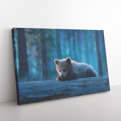Sleepy_Bear_Cub_Napping_on_Glowing_Log_U_H_Rectangle_Angle_Floor_Mockup.png_15524473