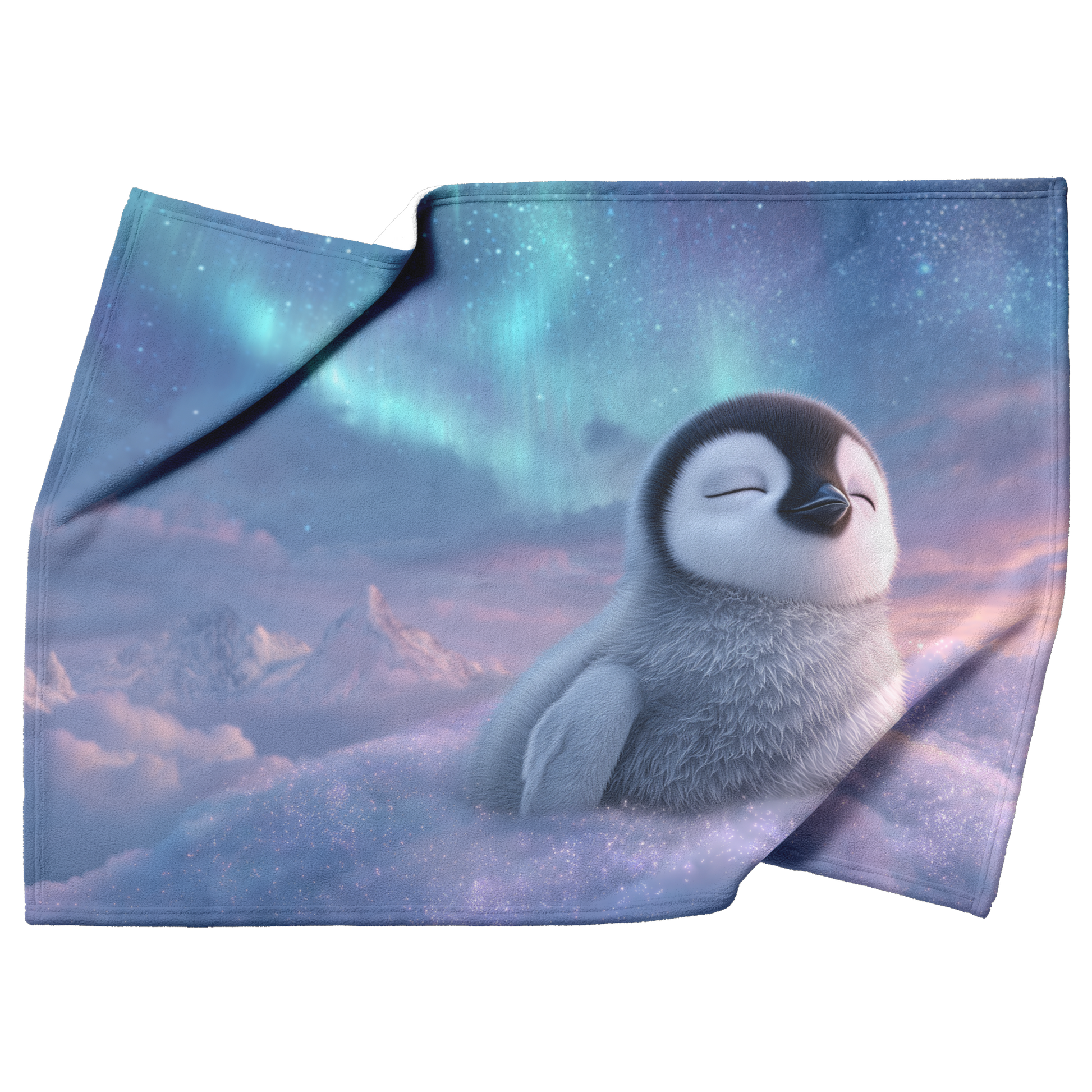 Sleepy_Penguin_Resting_On_Glowing_Cloud__H_Blanket_Top_Bottom_Folds_Mockup.png