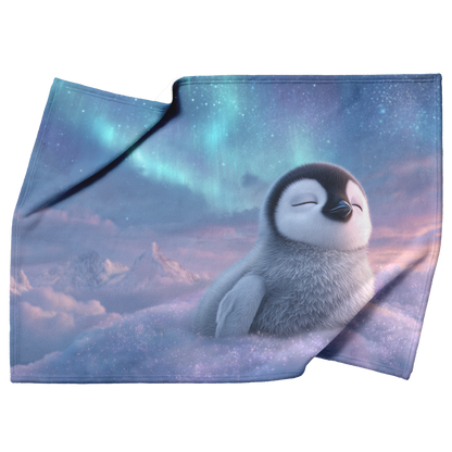 Sleepy_Penguin_Resting_On_Glowing_Cloud__H_Blanket_Top_Bottom_Folds_Mockup.png