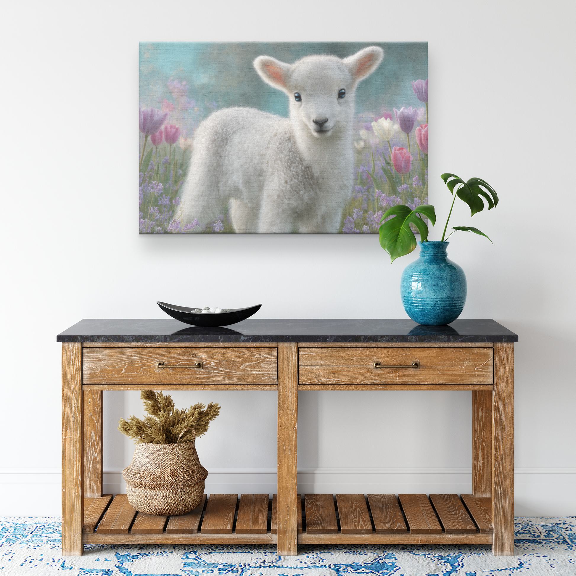 Smiling_Baby_Lamb_with_Blue_Eyes_in_Past_H_Rectangle_Smaller_Lifestyle_Mockup.png_15486679