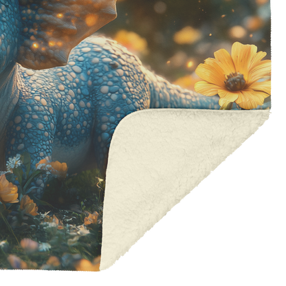 Smiling_Triceratops_With_Big_Round_Horns_H_Blanket_Sherpa_Mockup.png