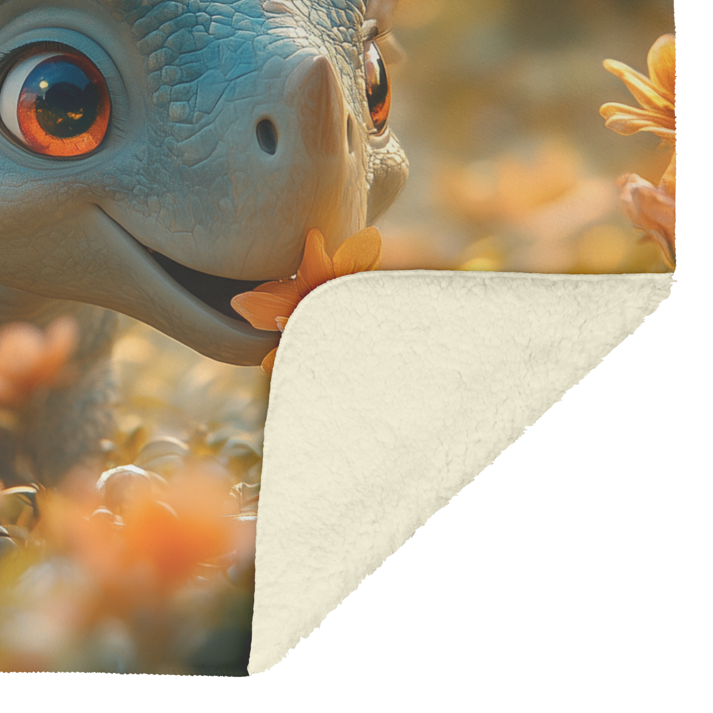 Smiling_Triceratops_With_Big_Round_Horns_H_Blanket_Sherpa_Mockup.png