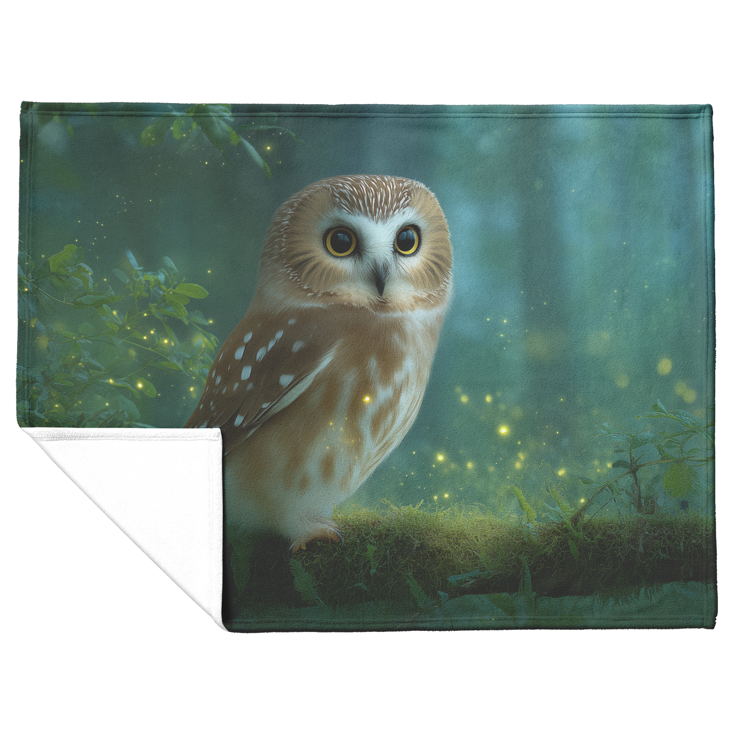 Sparkling_Fairy_Owl_On_Glowing_Tree_Bran_H_Blanket_Flat_Fold_Mockup.png