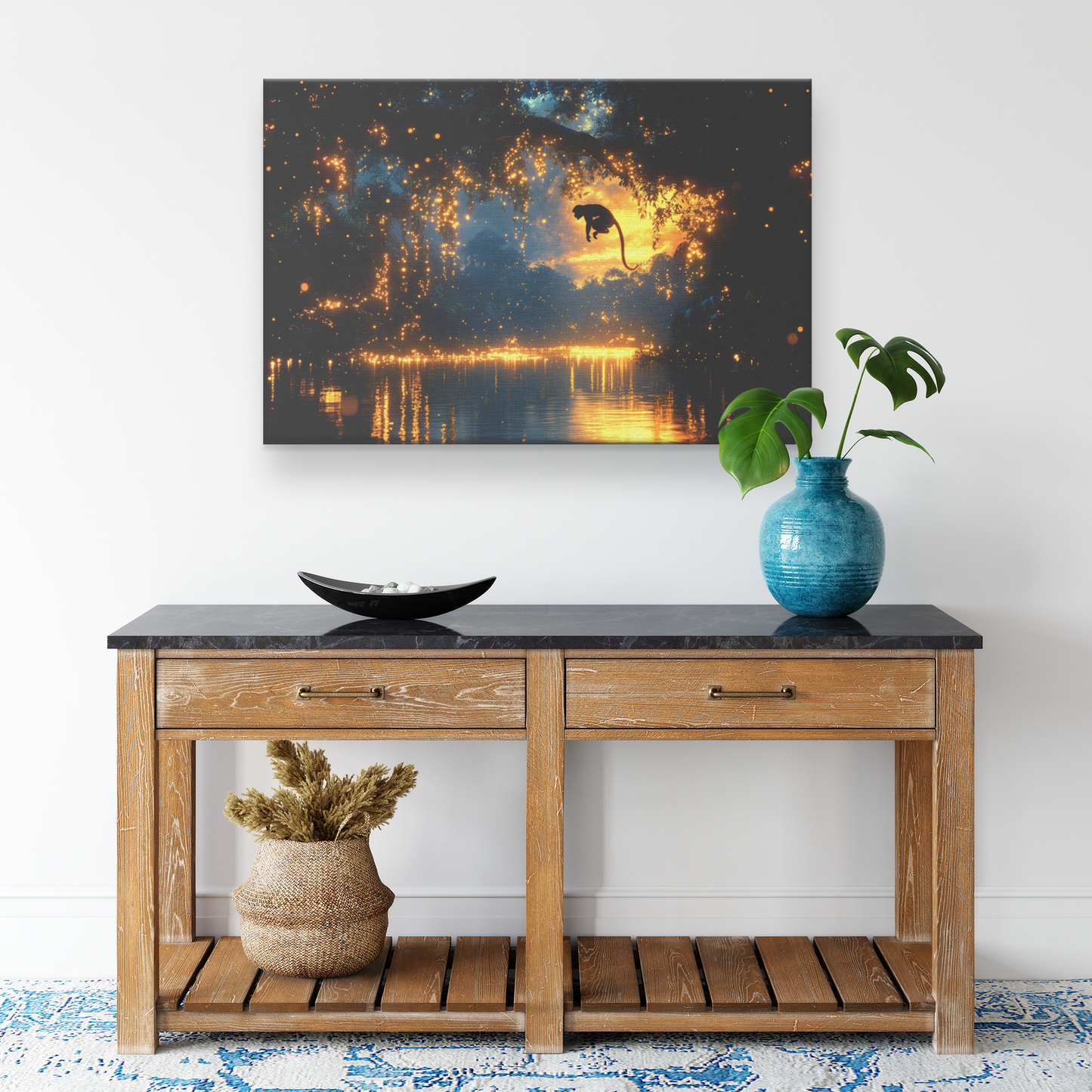 Spider_Monkey_Leaping_Through_Glowing_Ju_H_Rectangle_Smaller_Lifestyle_Mockup.png