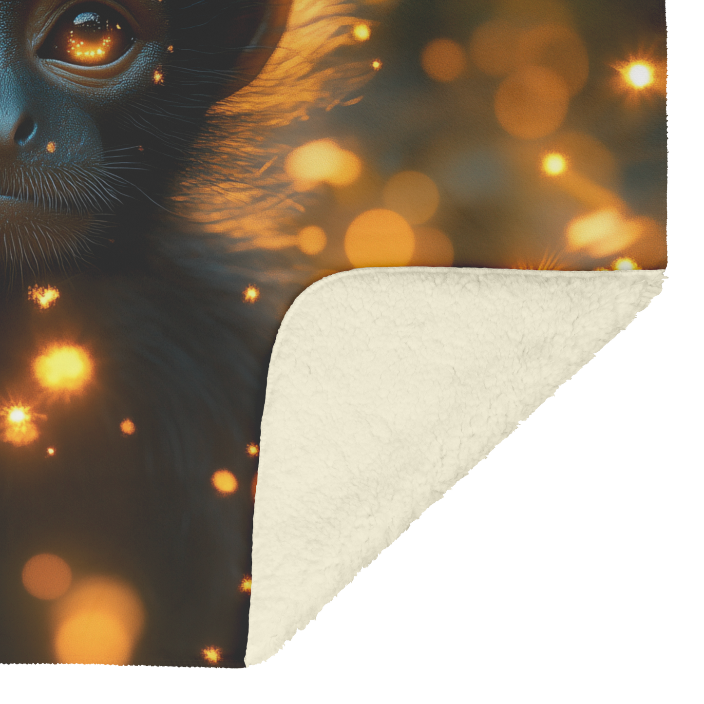 Spider_Monkey_Surrounded_by_Glowing_Fire_H_Blanket_Sherpa_Mockup.png
