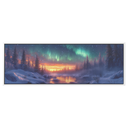 Stunning_Forest_Scene_Northern_Lights_Vi_White_Framed_Canvas_H_Panoramic_Main_Mockup.png
