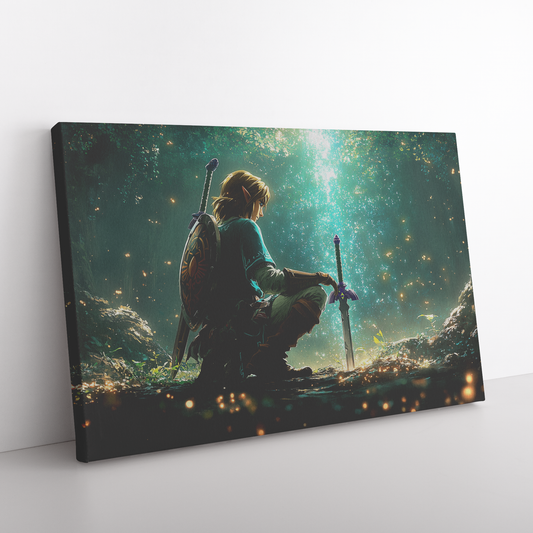 Stunning_Warrior_Kneeling_With_Glowing_S_H_Rectangle_Angle_Floor_Mockup.png