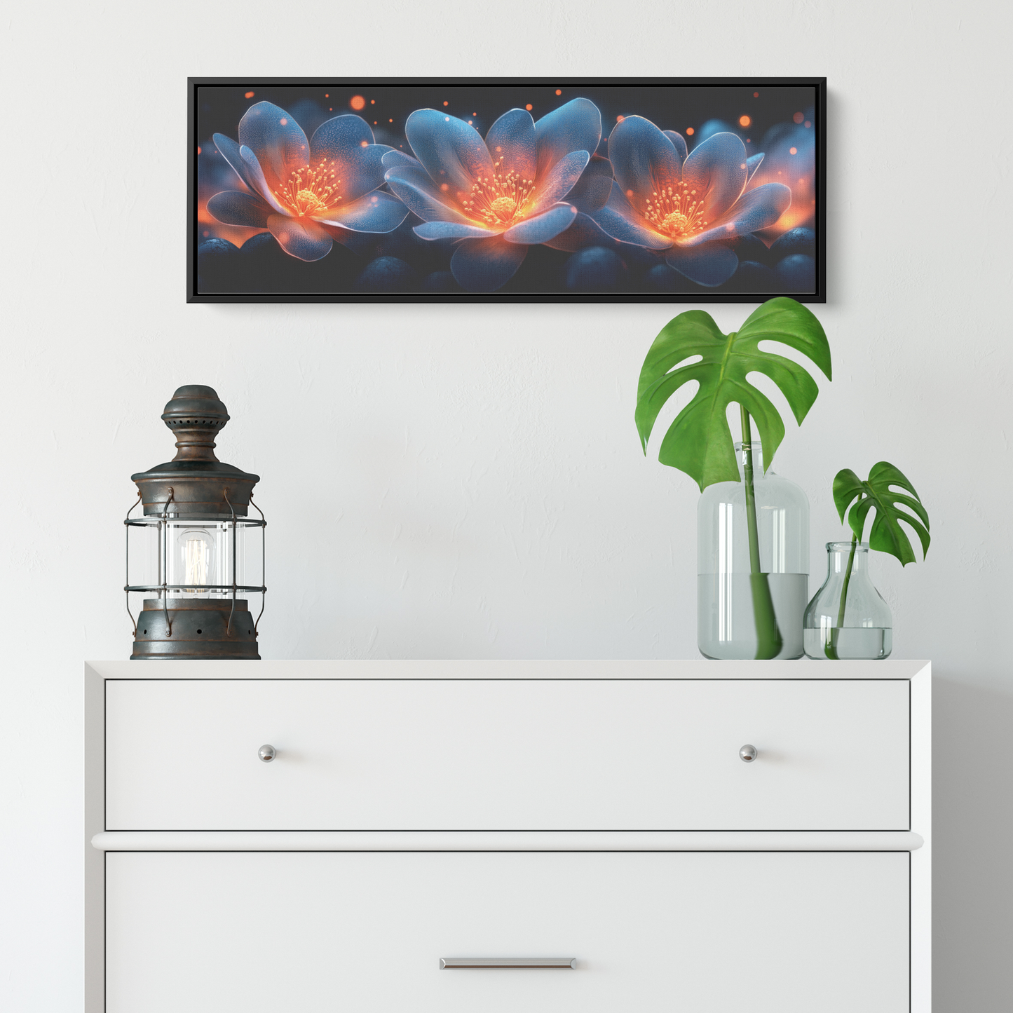 Stylized_Flowers_Triangular_Fractal_Patt_Framed_Canvas_H_Panoramic_Small_Lifesty_Mockup.png