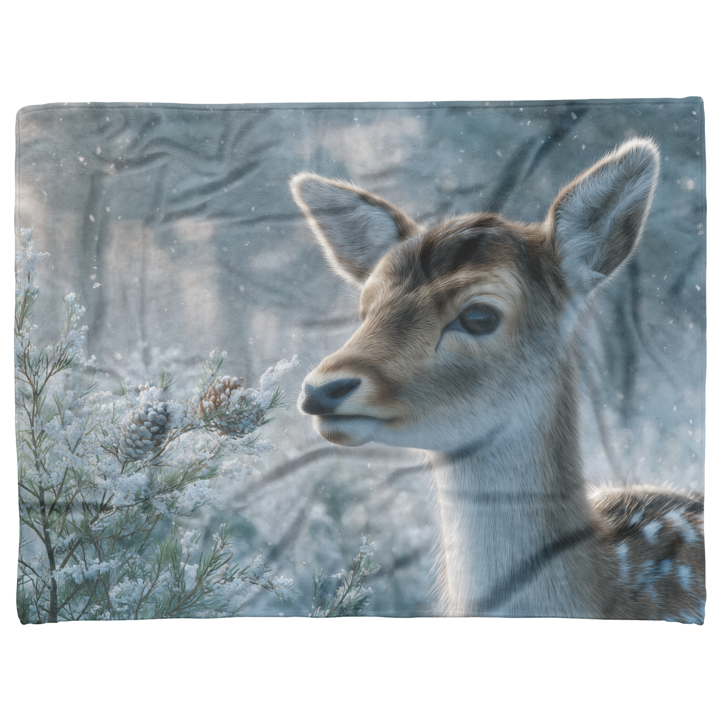 Sweet_Reindeer_Nuzzling_Snow_Covered_Pin_H_Blanket_AS_Flat_Mockup.png
