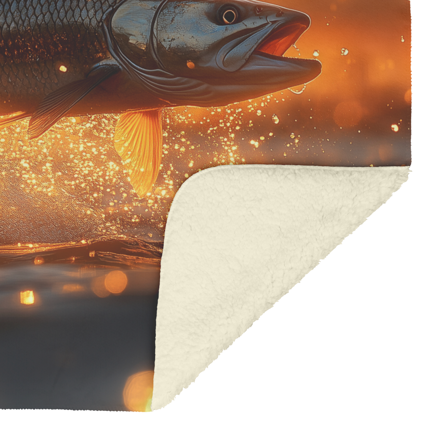 Tarpon_Leaping_from_Glowing_Ocean_Waters_H_Blanket_Sherpa_Mockup.png
